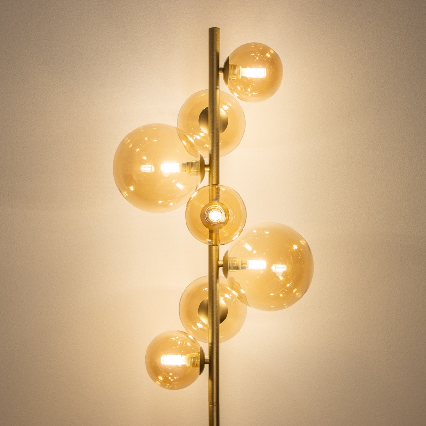 Brilagi - LED Podna lampa MILLA 7xG9/3W/230V zlatna