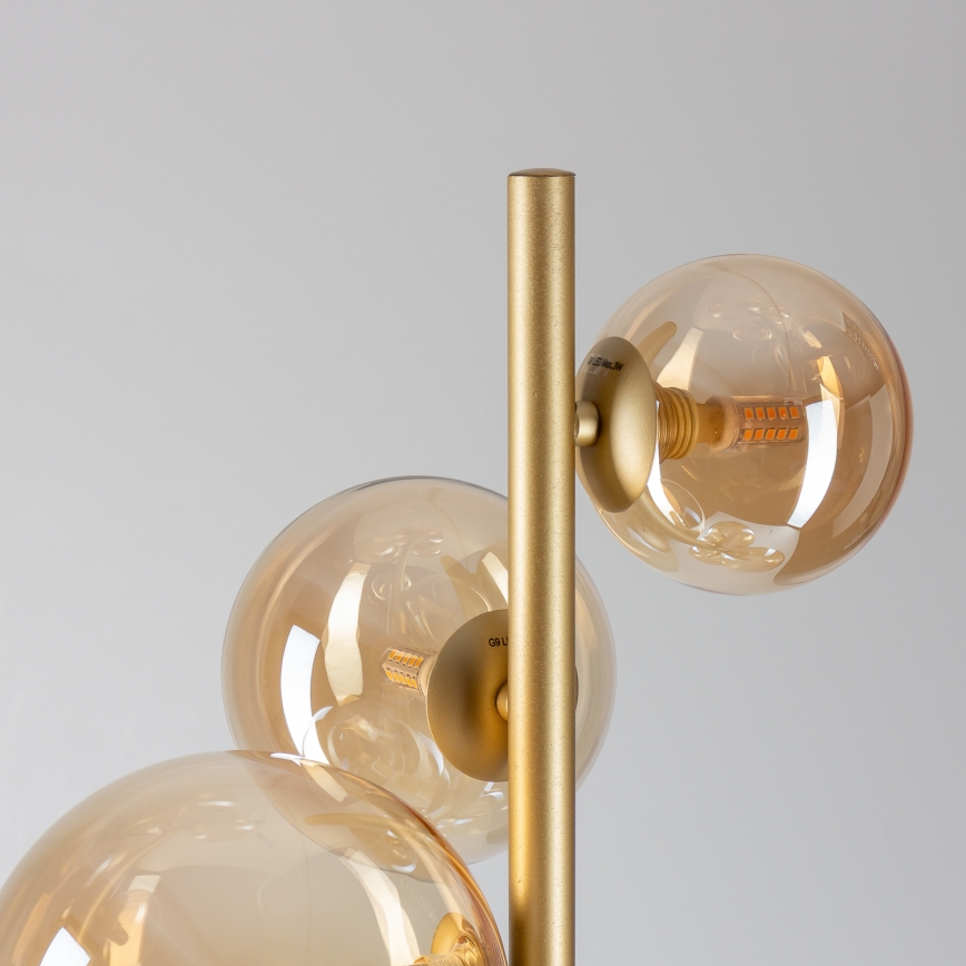 Brilagi - LED Podna lampa MILLA 7xG9/3W/230V zlatna