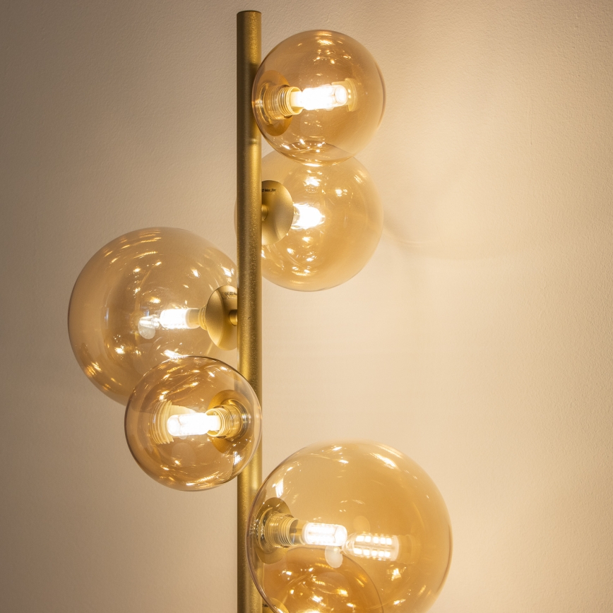 Brilagi - LED Podna lampa MILLA 7xG9/3W/230V zlatna