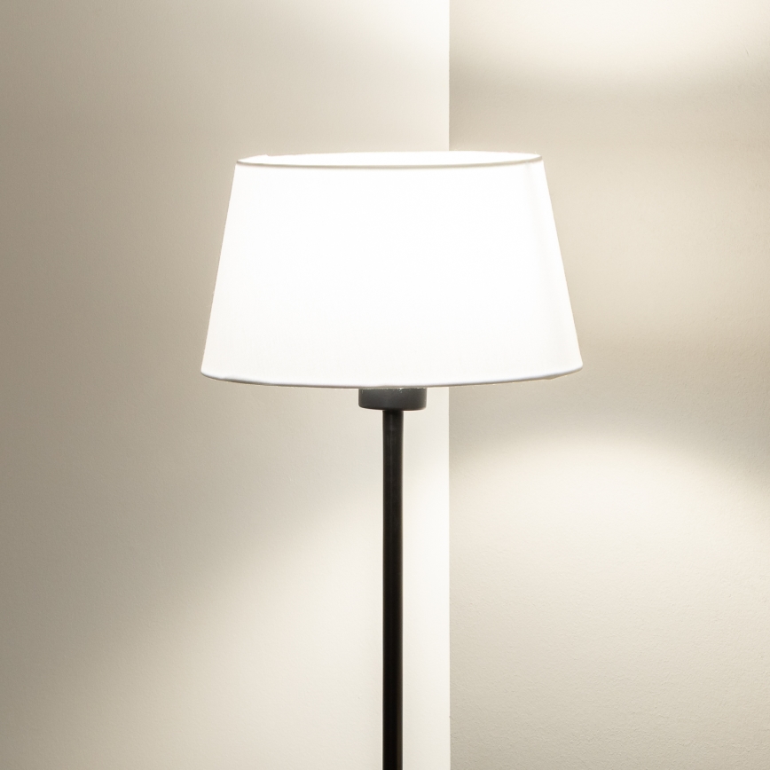 Brilagi - LED podna svjetiljka CERIA 1xE27/40W/230V promjer 25 cm bijela/crna