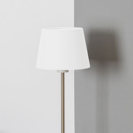 Brilagi - LED podna svjetiljka CERIA 1xE27/40W/230V Ø 20,5 cm bijela/matni krom