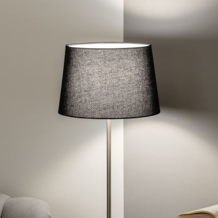 Brilagi - LED podna svjetiljka CERIA 1xE27/40W/230V Ø 30 cm crna/matni krom