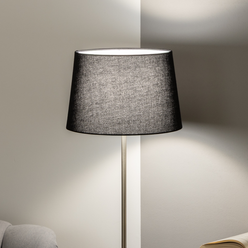 Brilagi - LED podna svjetiljka CERIA 1xE27/40W/230V Ø 30 cm crna/matni krom
