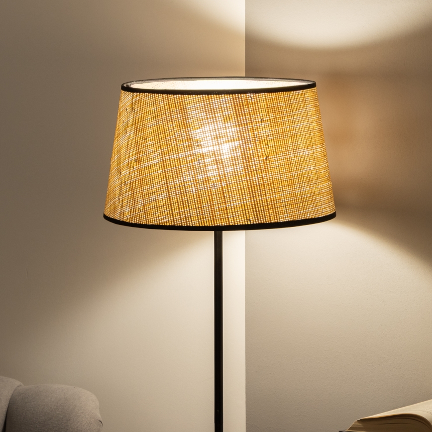 Brilagi - LED podna svjetiljka CERIA 1xE27/40W/230V Ø 35 cm bež/crna