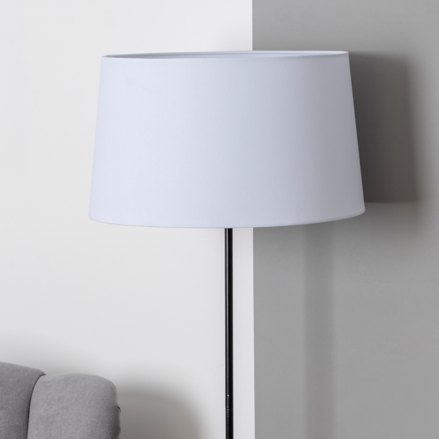 Brilagi - LED podna svjetiljka CERIA 1xE27/40W/230V Ø 45 cm bijela/crna