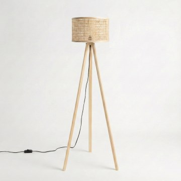 Brilagi - LED podna svjetiljka CERIA 1xE27/60W/230V Ø 25 cm bež