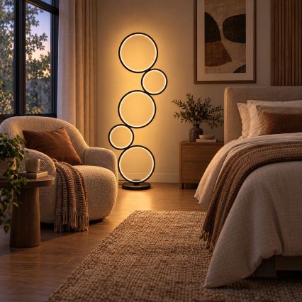 BRILAGI - LED podna svjetiljka ECHO LED/36W/230V 4000K 110 cm crna