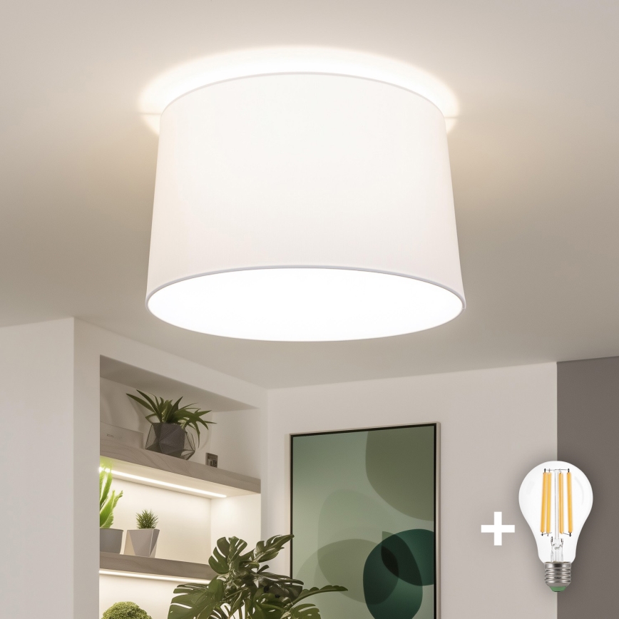 Brilagi - LED Površinski montirani luster CERIA 1xE27/40W/230V Ø 45 cm bijela