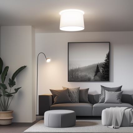 Brilagi - LED Površinski montirani luster CERIA 1xE27/40W/230V Ø 45 cm bijela