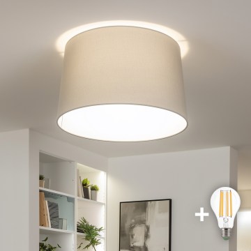 Brilagi - LED površinski stropni luster CERIA 1xE27/40W/230V pr. 45 cm siva