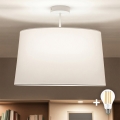 Brilagi - LED površinski stropni luster CERIA 1xE27/60W/230V pr. 45 cm bijela