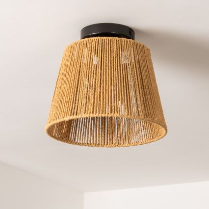Brilagi - LED površinski stropni luster CERIA BOHO 1xE27/40W/230V Ø 28 cm smeđa