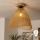 Brilagi - LED površinski stropni luster CERIA BOHO 1xE27/40W/230V Ø 70 cm smeđa/hrast