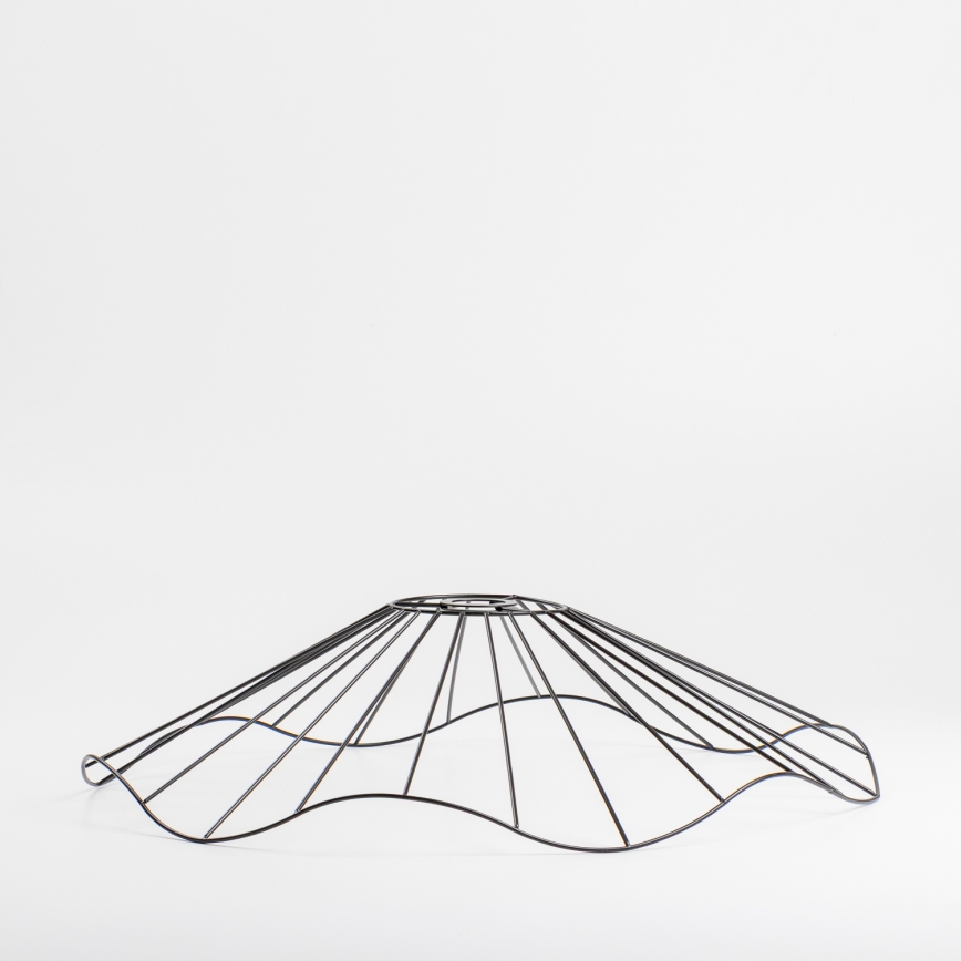 Brilagi - LED površinski stropni luster CERIA WIRE 1xE27/40W/230V Ø 60 cm crna/hrast