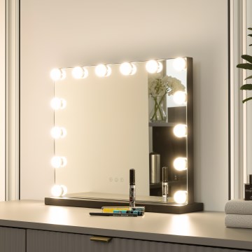 Brilagi - LED prenosivo ogledalo za šminku HOLLYWOOD LED/15W/230V 3000/4000/6500K
