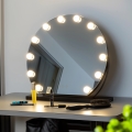 Brilagi - LED prenosivo ogledalo za šminku s prigušivanjem HOLLYWOOD LED/12W/230V 3000/4000/6500K