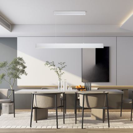 Brilagi - LED Prigušivi luster na sajli SLIMLINE LED/40W/230V 3000-6000K bijela + daljinski upravljač