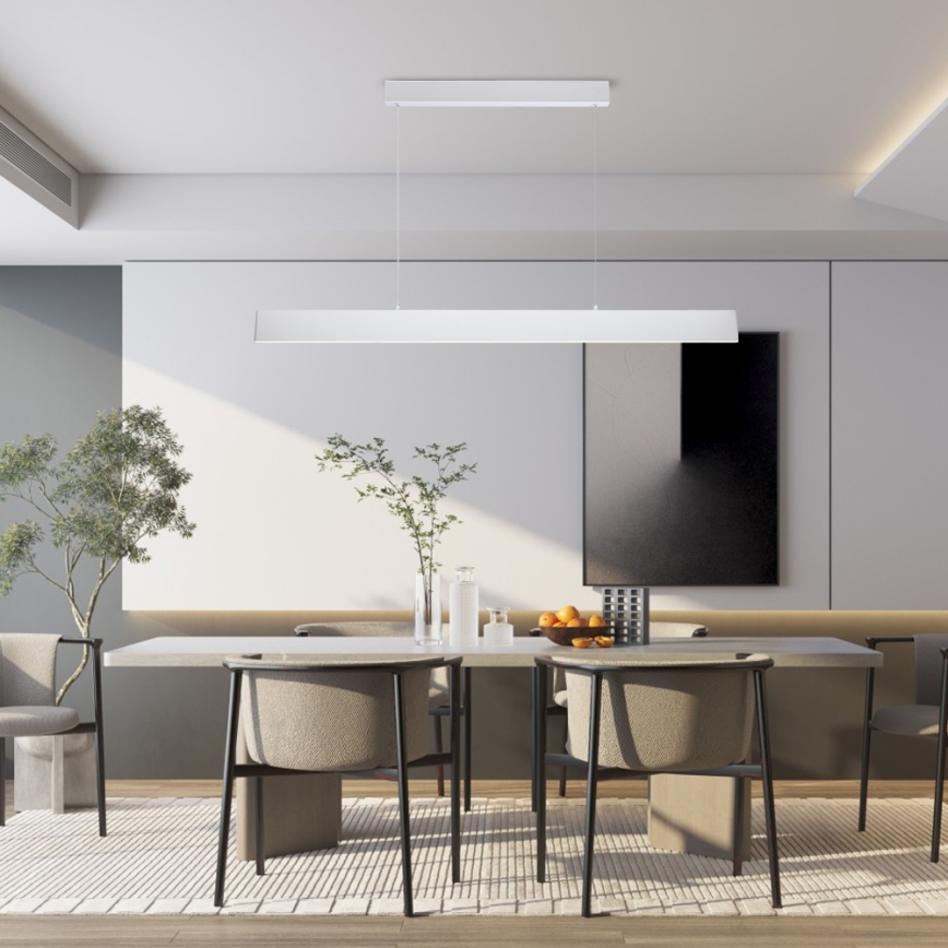 Brilagi - LED Prigušivi luster na sajli SLIMLINE LED/40W/230V 3000-6000K bijela + daljinski upravljač