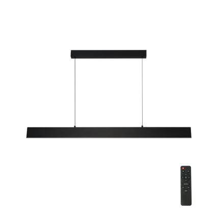 Brilagi - LED Prigušivi luster na sajli SLIMLINE LED/40W/230V 3000-6000K crna + daljinski upravljač