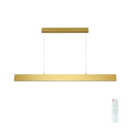 Brilagi - LED Prigušivi luster na sajli SLIMLINE LED/40W/230V 3000-6000K zlatna + daljinski upravljač