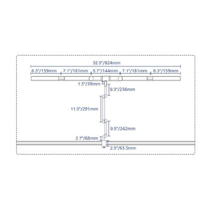 Brilagi - LED Prigušiva fleksibilna stolna lampa VARIO LED/24W/230V 3000-6500K CRI 92 crna