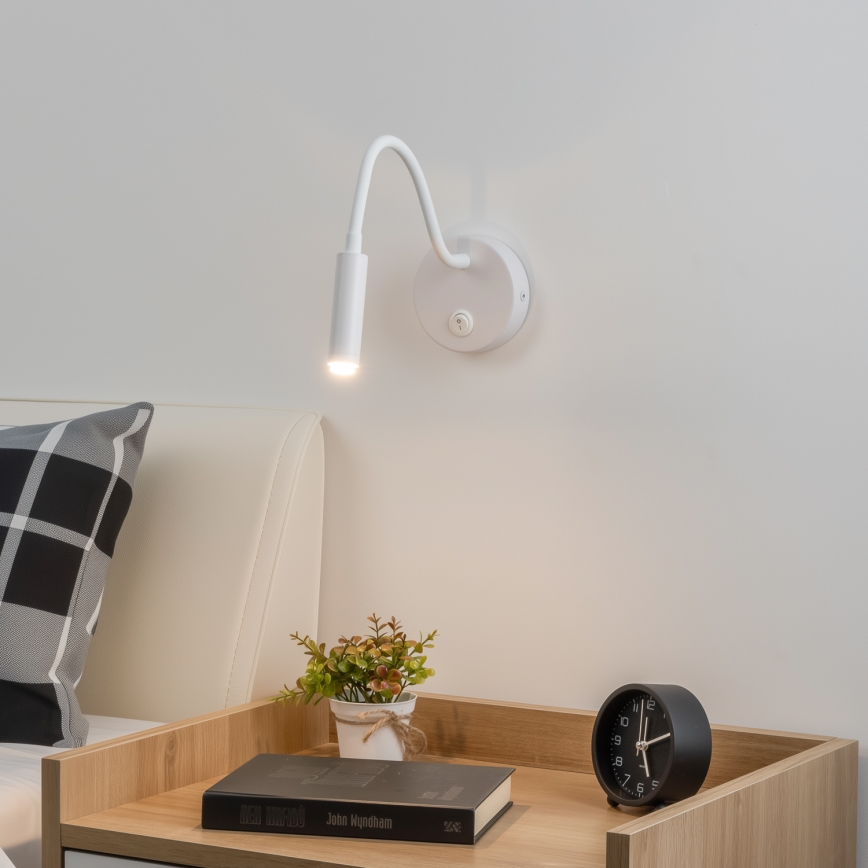 Brilagi - LED Prigušiva fleksibilna zidna lampa MAYA 1xG9/4W/230V bijela 2700-6500K Wi-Fi Tuya