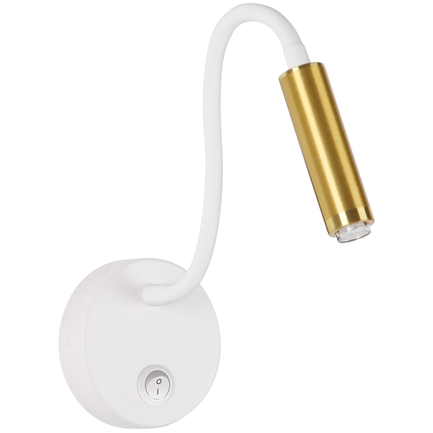 Brilagi - LED Prigušiva fleksibilna zidna lampa MAYA 1xG9/4W/230V bijela/zlatna 2700-6500K Wi-Fi Tuya