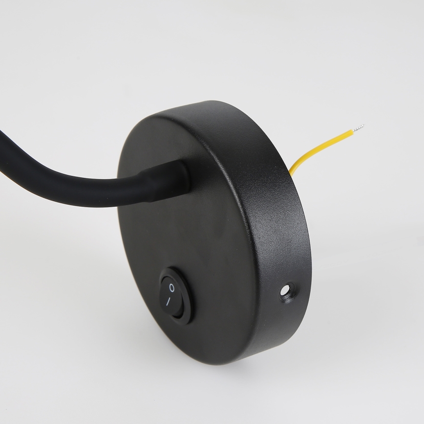 Brilagi - LED Prigušiva fleksibilna zidna lampa MAYA 1xG9/4W/230V crna/zlatna 2700-6500K Wi-Fi Tuya