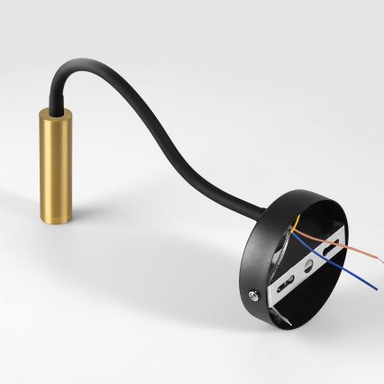 Brilagi - LED Prigušiva fleksibilna zidna lampa MAYA 1xG9/4W/230V crna/zlatna 2700-6500K Wi-Fi Tuya