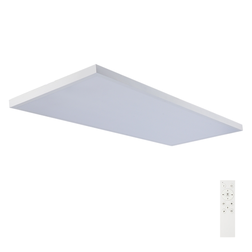 Brilagi - LED prigušivo kupaonsko stropno svjetlo FRAME SMART LED/96W/230V 120x60 cm 3000-6000K IP44 bijela + daljinski upravljač