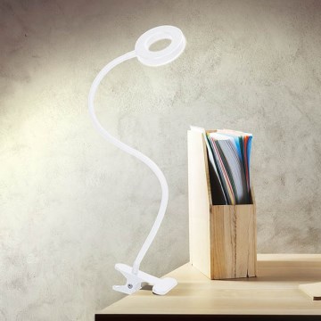 Brilagi - LED Prigušiva lampa s kopčom ORBELA LED/8W/230V 3000/4000/5000K bijela