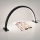Brilagi - LED Prigušiva lučna stolna svjetiljka RADIO LED/30W/24/230V 3000/4000/6500K crna