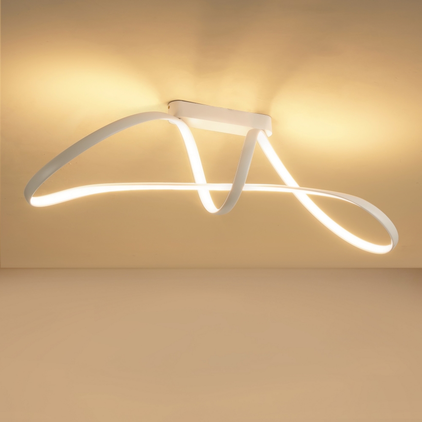 Brilagi - LED dimabilni stropni luster TWISTER LED/60W/230V 3000-6000K bijela + daljinski upravljač