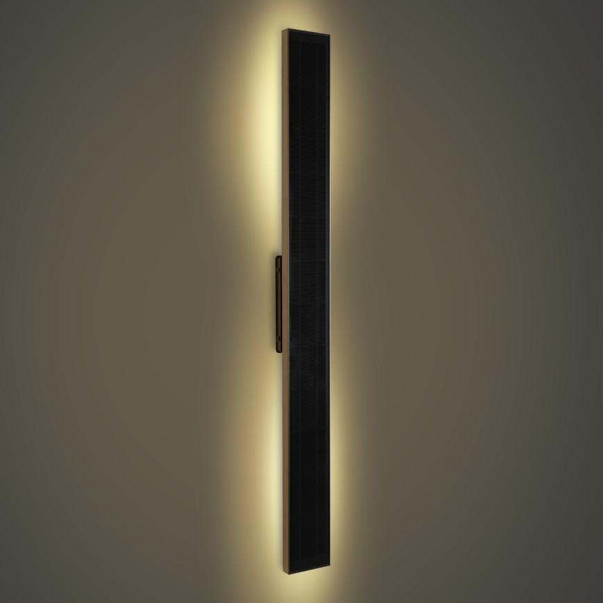 Brilagi - LED prigušiva solarna zidna svjetiljka SUN, 5,5W/230V, 100 cm, 6000 mAh, IP44