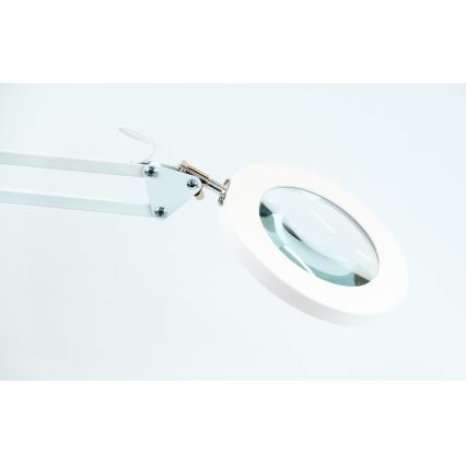 Brilagi - LED Prigušiva stolna lampa s povećalom LENS LED/12W/5V 3000/4200/6000K bijela