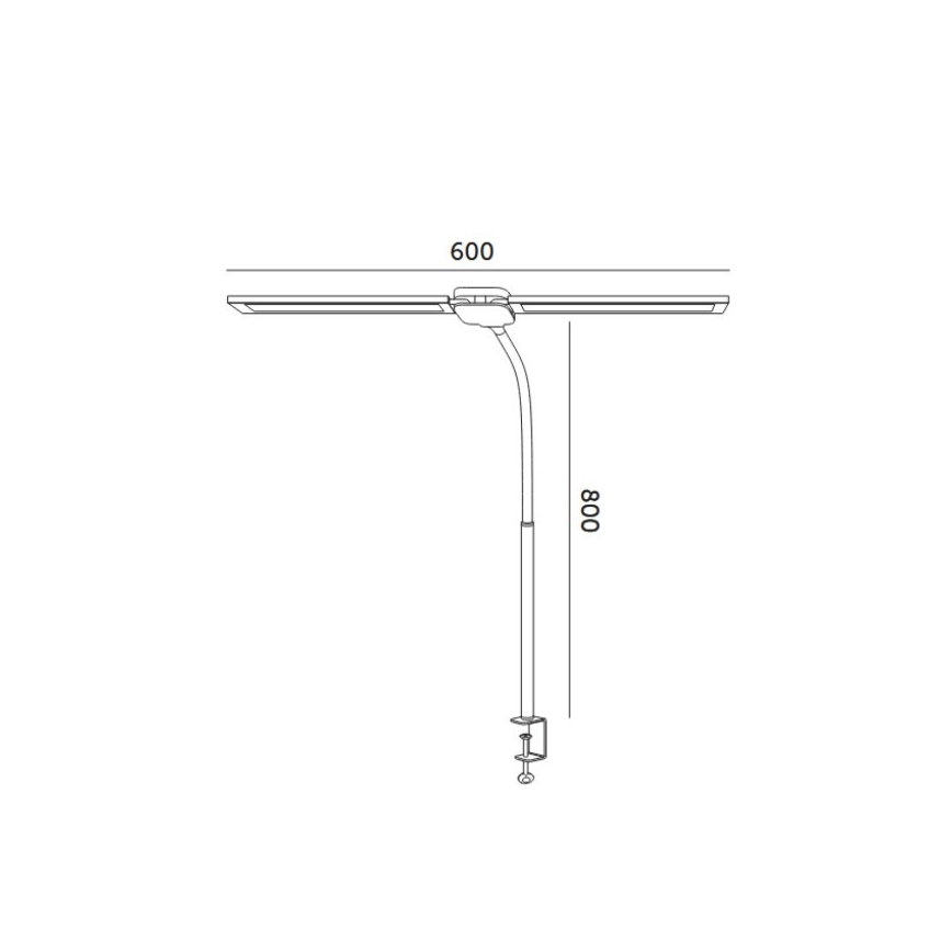 Brilagi - LED prigušiva stolna lampa USB VARIO LED/14W/5V 3000-6000K crna