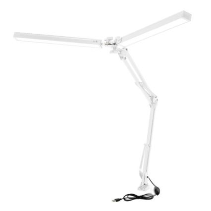 Brilagi - LED Prigušiva fleksibilna stolna lampa VARIO 2xLED/14W/230V 3000-6000K bijela