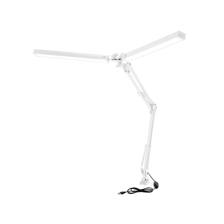 Brilagi - LED Prigušiva fleksibilna stolna lampa VARIO 2xLED/14W/230V 3000-6000K bijela