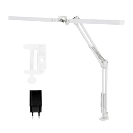 Brilagi - LED Prigušiva fleksibilna stolna lampa VARIO 2xLED/14W/230V 3000-6000K bijela