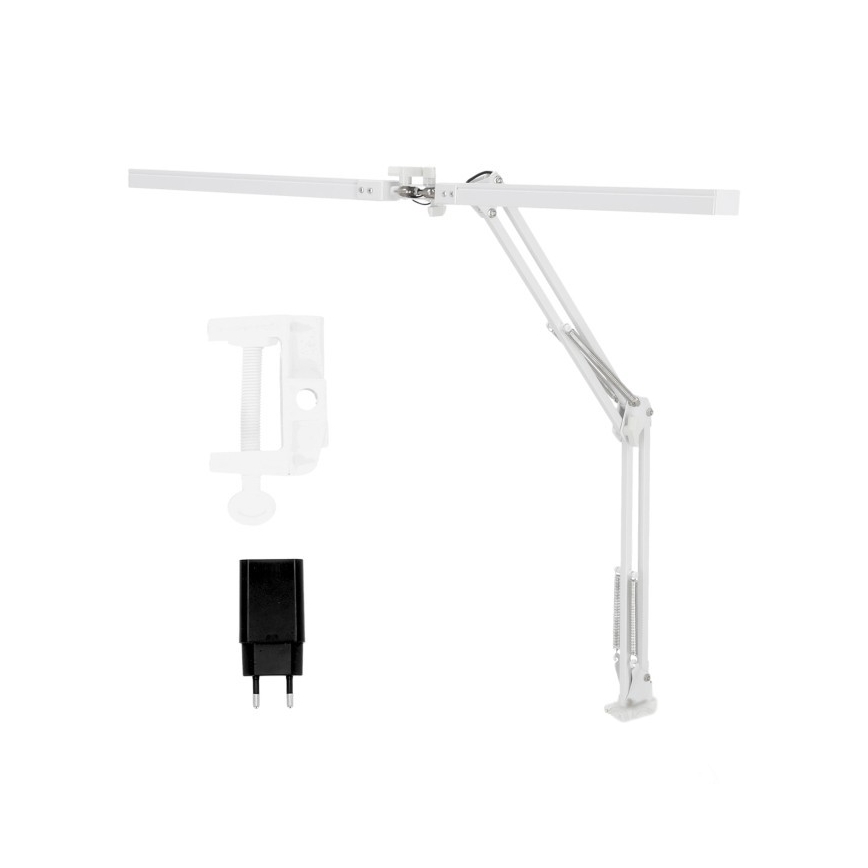 Brilagi - LED Prigušiva fleksibilna stolna lampa VARIO 2xLED/14W/230V 3000-6000K bijela