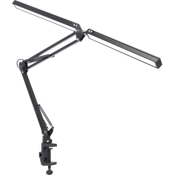 Brilagi - LED Prigušiva stolna lampa VARIO 2xLED/14W/230V 3000-6000K crna