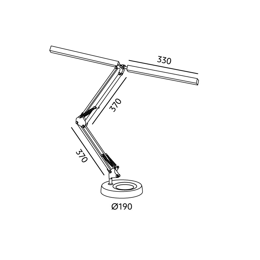 Brilagi - LED prigušiva stolna lampa VARIO LED/15W/230V 3000-6000K bijela