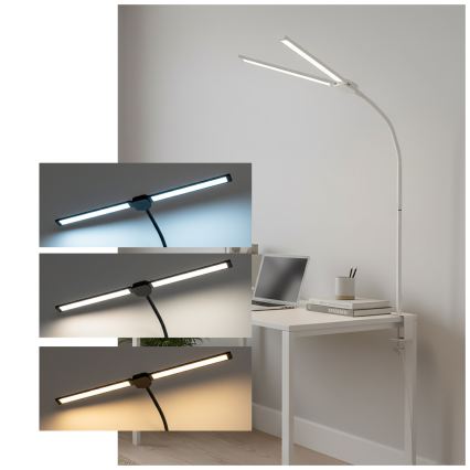 Brilagi - LED prigušiva stolna svjetiljka USB VARIO LED/14W/5V 3000-6000K bijela