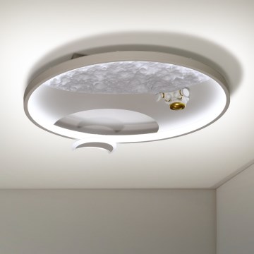 Brilagi - LED Prigušiva stropna svjetiljka ASTRO LED/20W/230V 3000/4000/6000K + daljinski upravljač