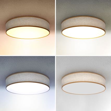 Brilagi - LED Prigušiva stropna svjetiljka CARMEN LED/48W/230V 3000-6500K pr. 40 cm + daljinski upravljač