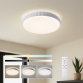 Brilagi - LED prigušiva stropna svjetiljka CORVO LED/72W/230V 3000-6000K bijela Ø 50 cm + daljinski upravljač