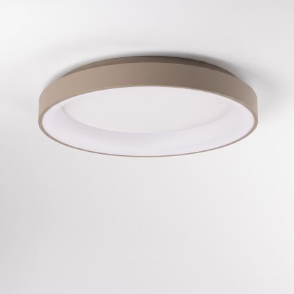 BRILAGI - LED prigušivo stropno svjetlo FALCON II LED/99W/230V 3000-6500K Ø 60 cm bijela/bež + daljinski upravljač