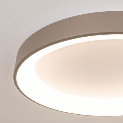 BRILAGI - LED prigušivo stropno svjetlo FALCON II LED/99W/230V 3000-6500K Ø 60 cm bijela/bež + daljinski upravljač