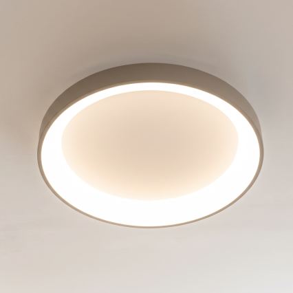 BRILAGI - LED prigušivo stropno svjetlo FALCON II LED/99W/230V 3000-6500K Ø 60 cm bijela/bež + daljinski upravljač