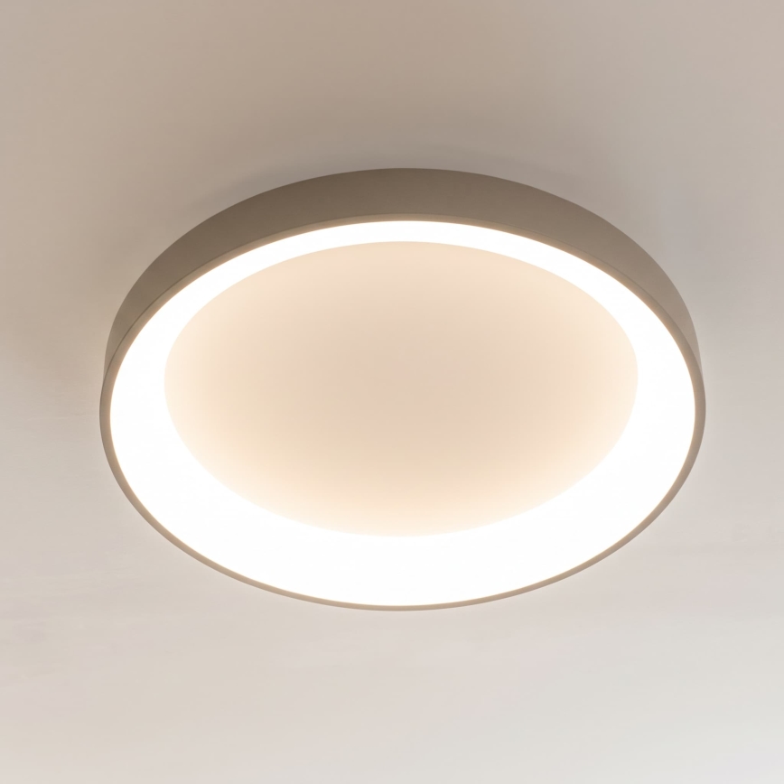 BRILAGI - LED prigušivo stropno svjetlo FALCON II LED/99W/230V 3000-6500K Ø 60 cm bijela/bež + daljinski upravljač